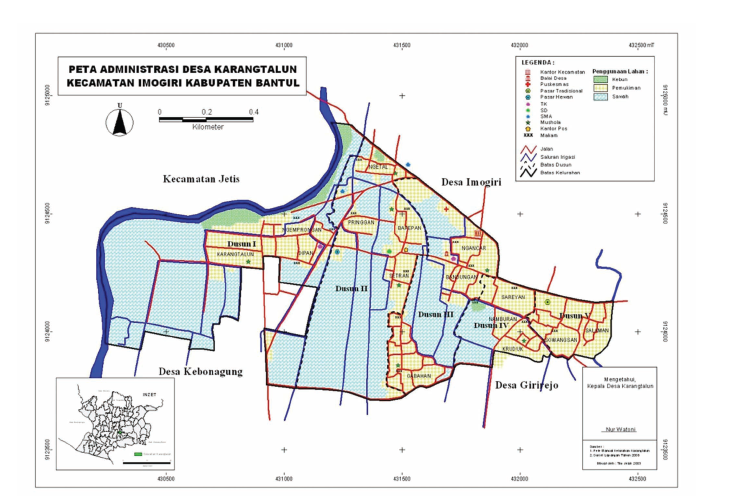 Peta Desa Karangtalun